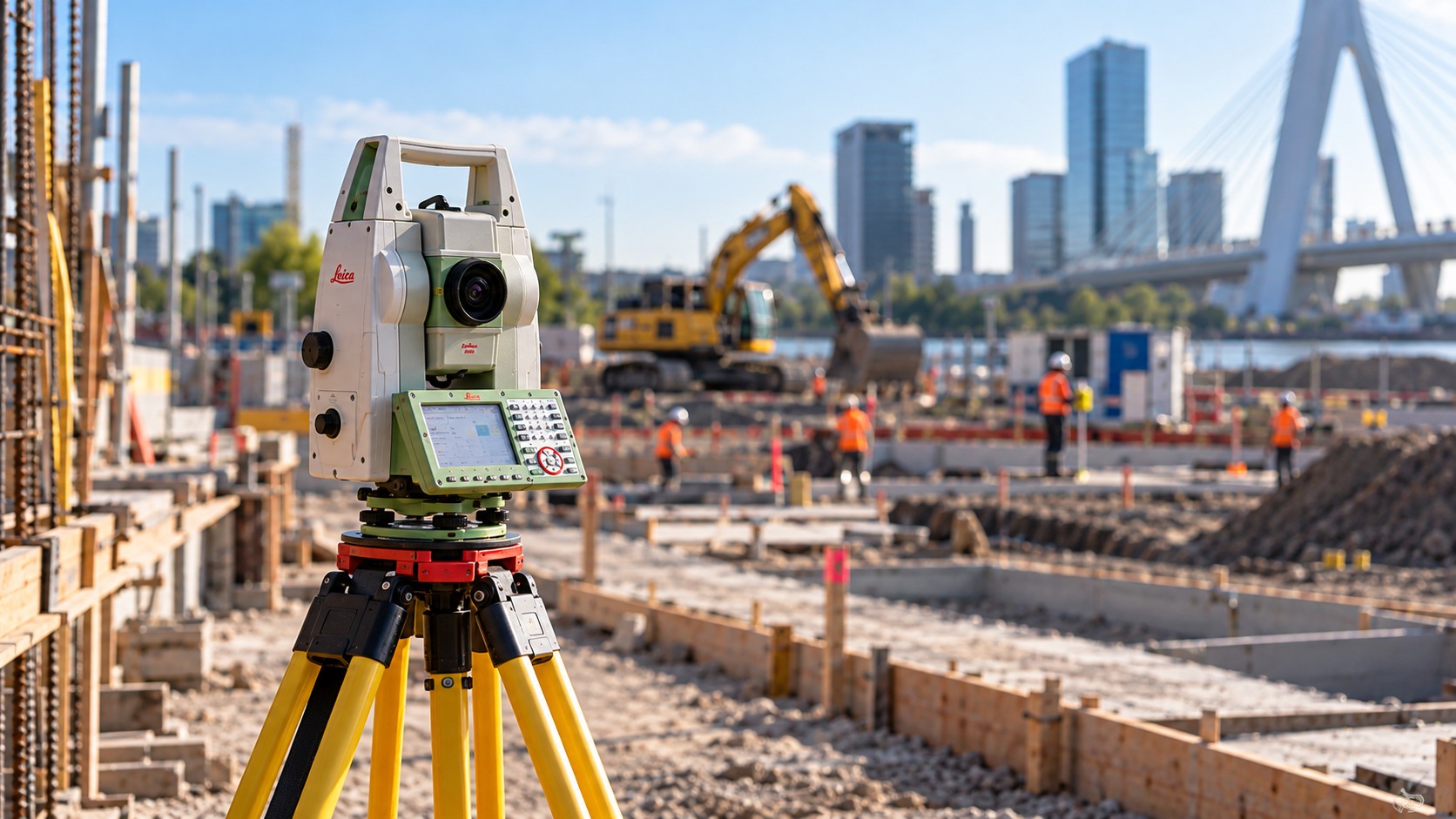 Industrial and interior measurement work