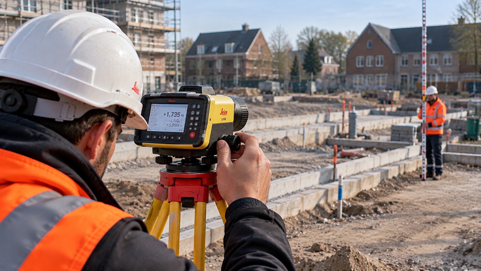 Optisch waterpasinstrument voor nauwkeurige hoogtemetingen